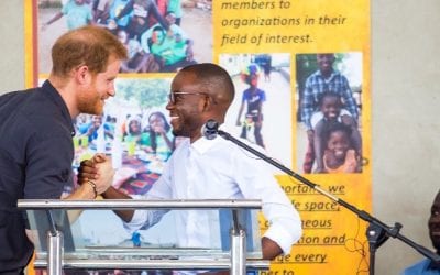 Prince Harry, the Duke of Sussex, Visits Impact Hub Lusaka