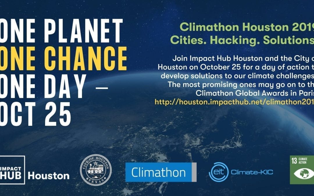 Climathon 2019: Hacking Solutions to Houston’s Climate Challenges!