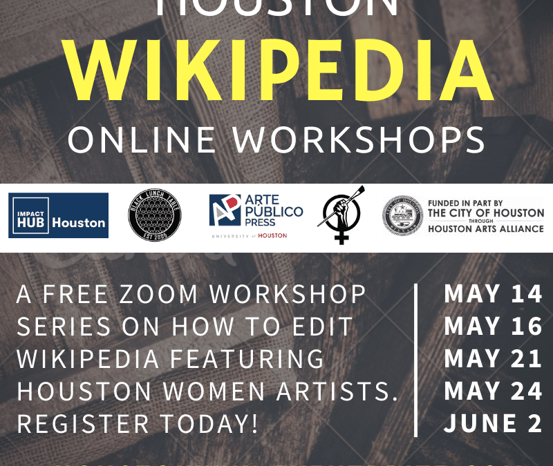 Houston Online Wikipedia Edit-a-thon Workshops