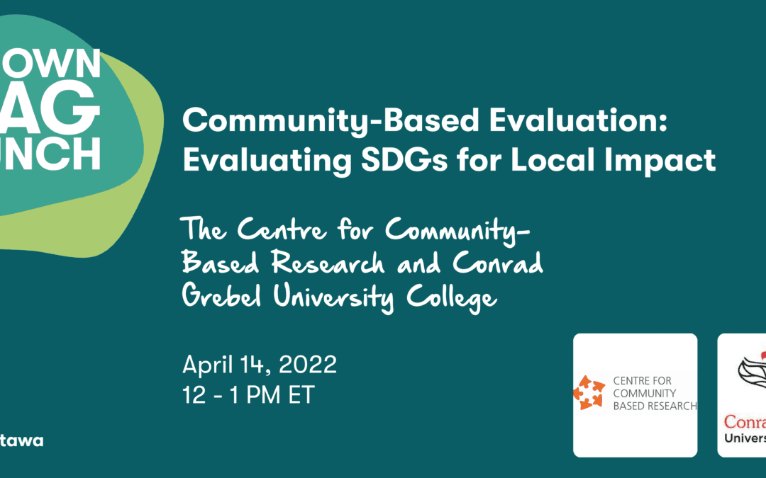 Community-Based Evaluation: Evaluating SDGs for Local Impact