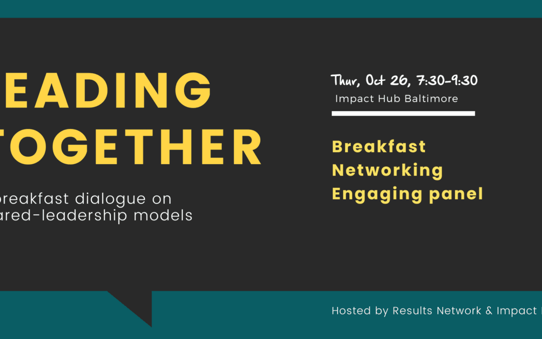 Leading Together: A Breakfast Dialogue on Co-Leadership